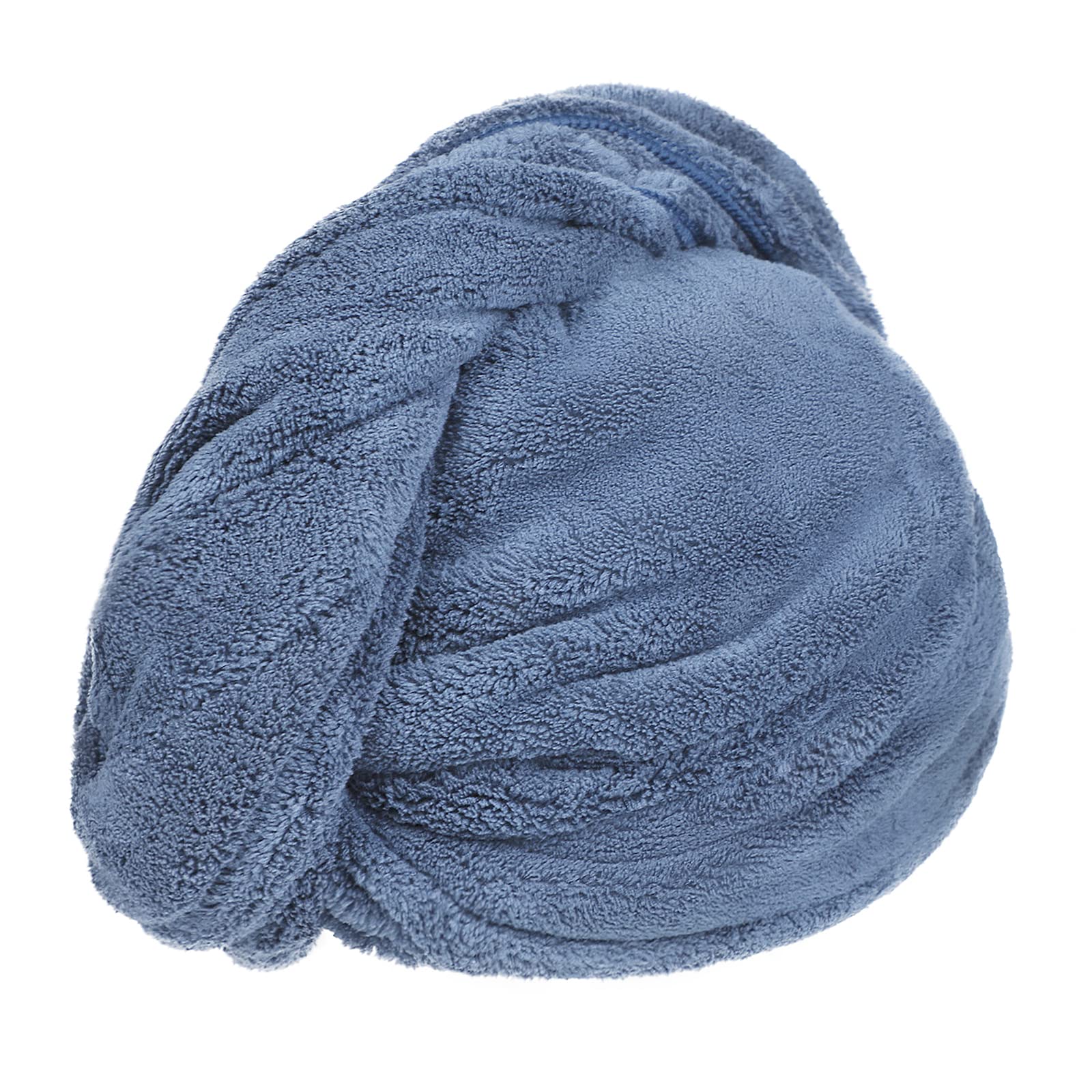 Serviette Cheveux Microfibre Turban - Séchage Rapide Pour Cheveux Longs - 25x65 Cm - Lavable Machine