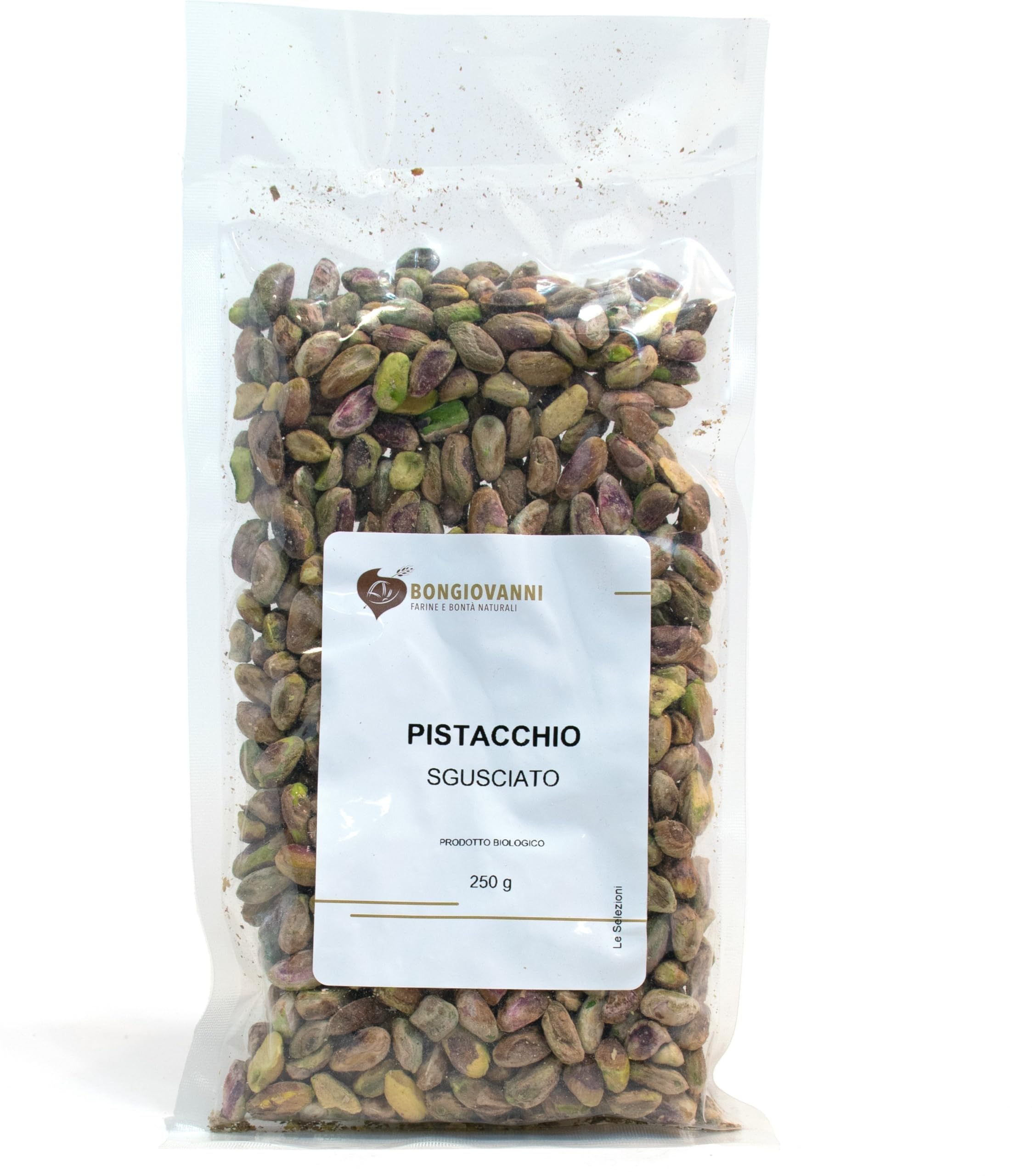 BONGIOVANNI FARINE E BONTA' NATURALI Pistacchio sgusciato intero 250g BIO