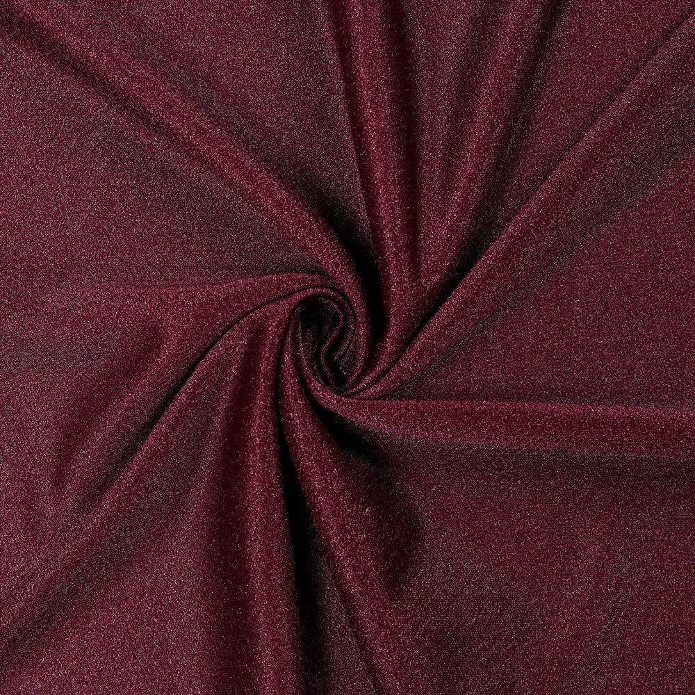 MDS Pack of 15 Yard Wedding Arch Draping Drapery Fabric Sheer Chiffon Fabric for Wedding Ceremony Reception Swag and Backdrop Decorations 60 Width DIY Sewing Multipurpose Fabric - Burgundy