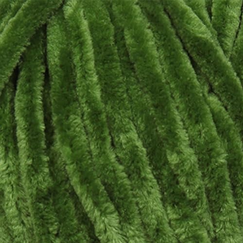 Miniatura 2 de Estako Velvet - Manta de chenilla amigurumi - Ovillo de felpilla para tejer y tejer, súper voluminoso, 3 x 3.53 oz (1940 - Grass)