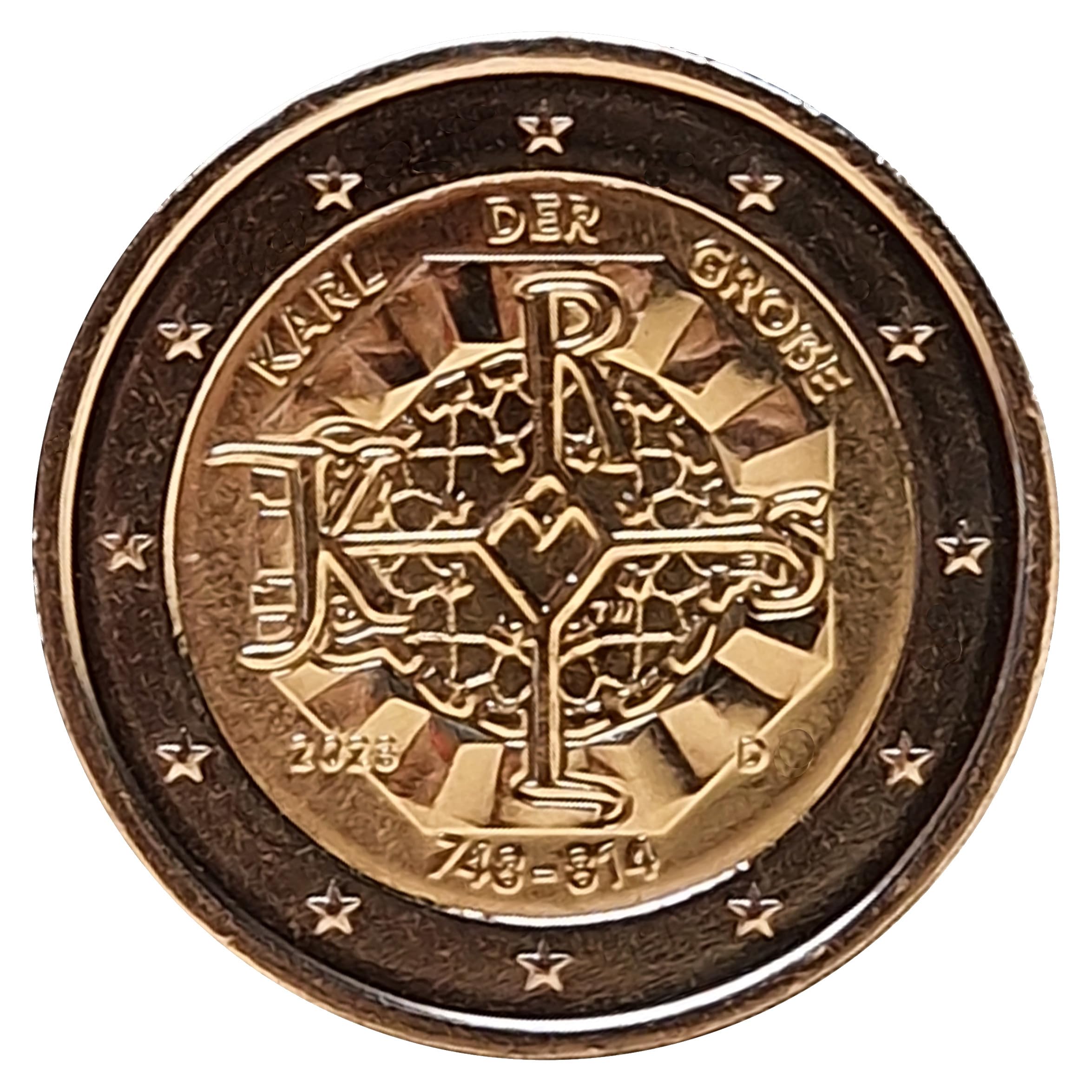 2 Euro Moneta Germania 2023 Carlo Magno Moneta commemorativa € UNC uncirculated 2EGER-ZERO-0-23