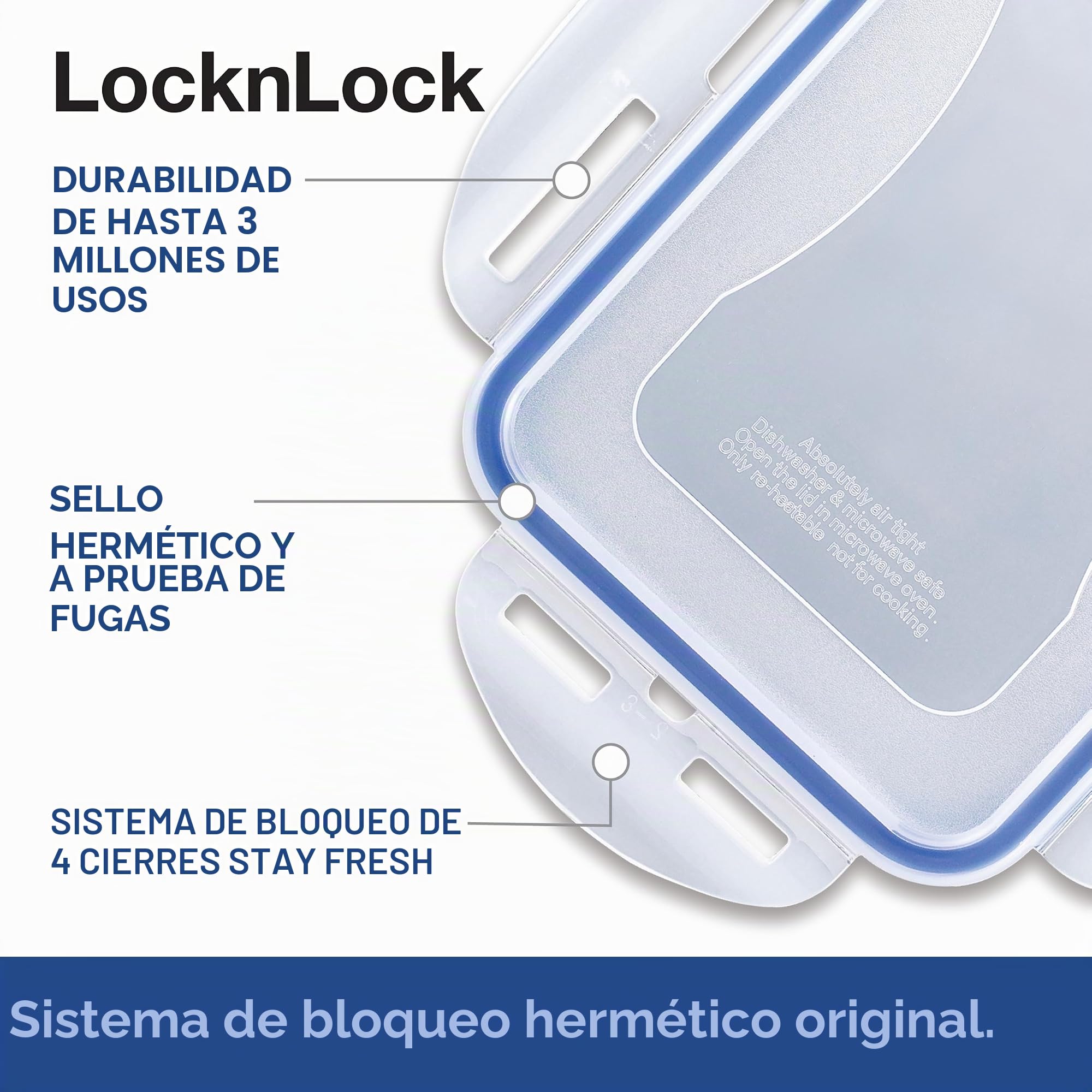 Lock & Lock HPL510 caja de almacenamiento multi-función de Cocina Caddy 12 l
