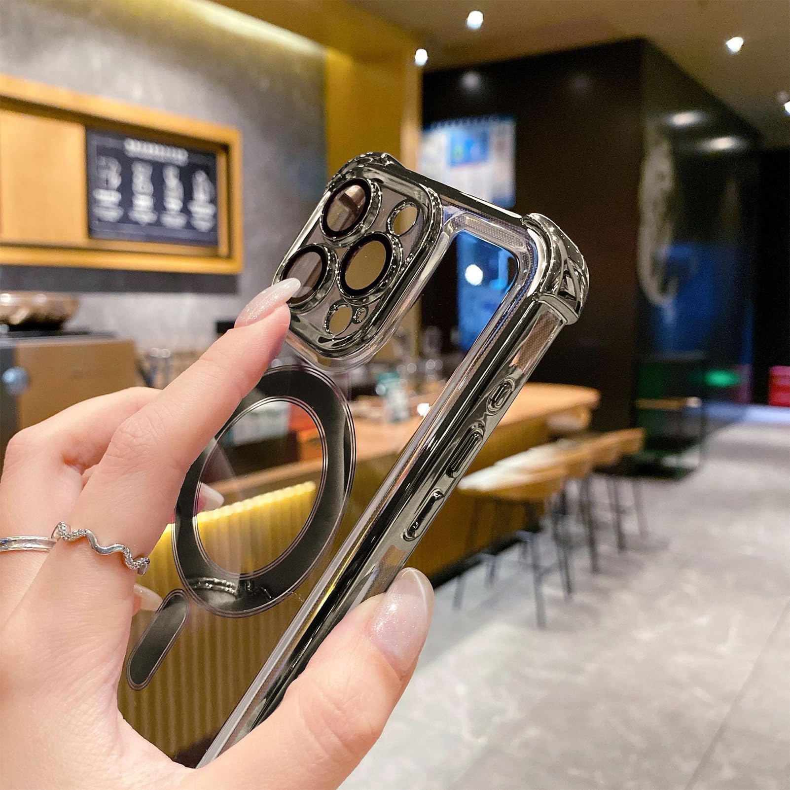 Custodia per Apple iPhone 13 Pro Max [6,7 pollici] Custodia in silicone per telefoni cellulari