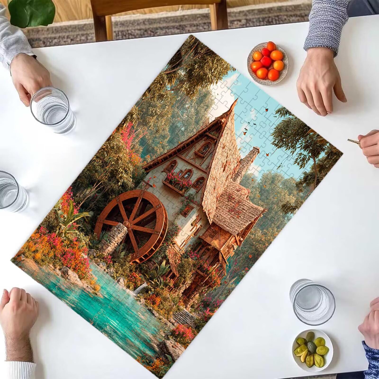 Puzzle dla dorosłych 1500 sztuk | Zabawa rodzinna i zajęcia grupowe dla nastolatków i prezent urodzinowy dla dzieci w wieku 14 lat | Dekoracja domu i pomysł na prezent Relax87x57cm PjY9355 1-P