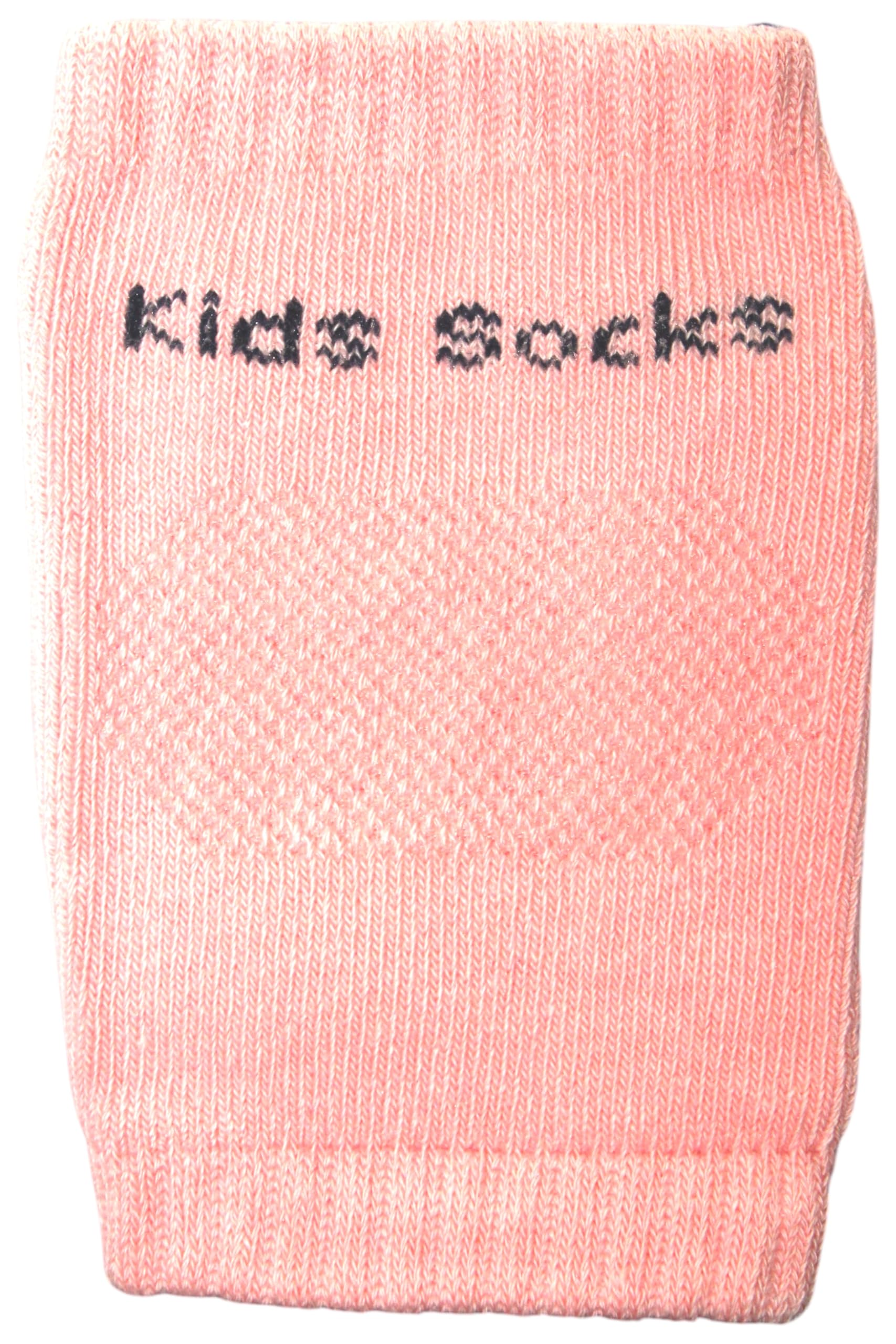 NOESPACE Kids Anti-Slip Knee Pads, Pink Cotton Cushioned Crawling Protectors with Cute Cartoon Design, Non-Skid Safety Socks for Babies and Toddlers, 0-36 Months, Pack Of 2 Pair 3