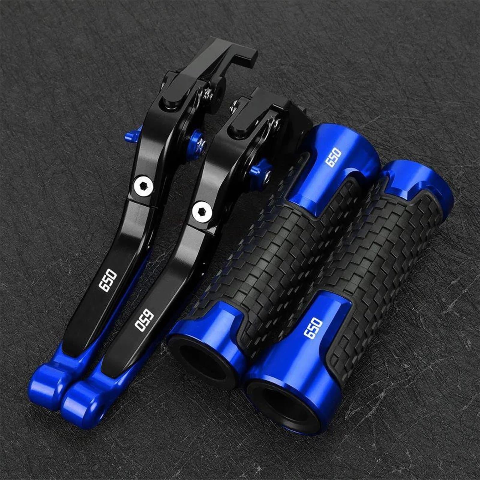 Tgvselpj Blue 1 Motorcycle Part Folding Extendable Brake Clutch Levers Motorcycle Accessories Parts Adjustable Handle For H-Onda Cbr650f Cbr 650F 2014-2023(Blue 1)