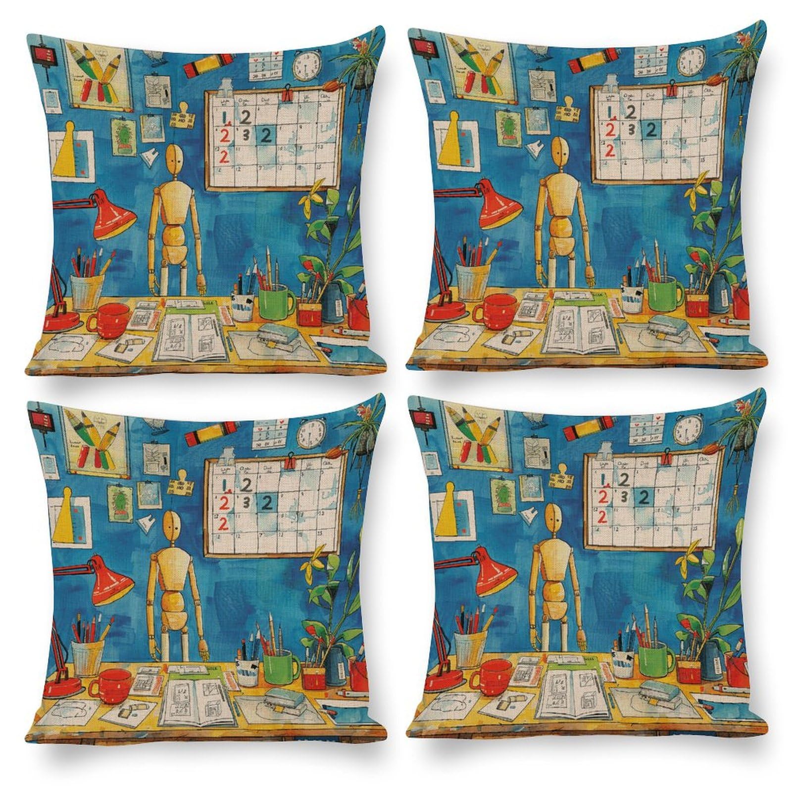 Housse de coussin douce de qualité supérieure pour décoration élégante de canapé et lit