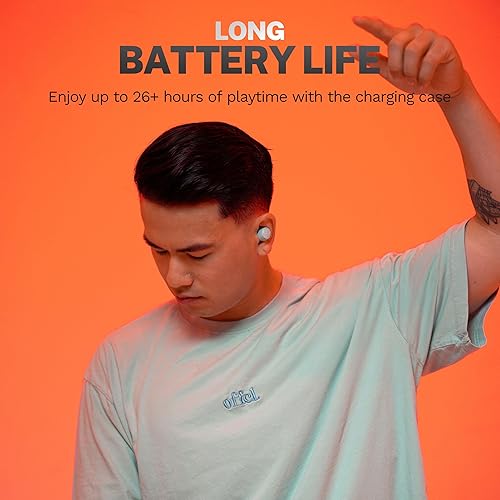 Miniatura 4 de JLab Go Air Pop+ Auriculares inalámbricos verdaderos, auriculares intraurales, auriculares Bluetooth, auriculares de reproducción de 35 horas,