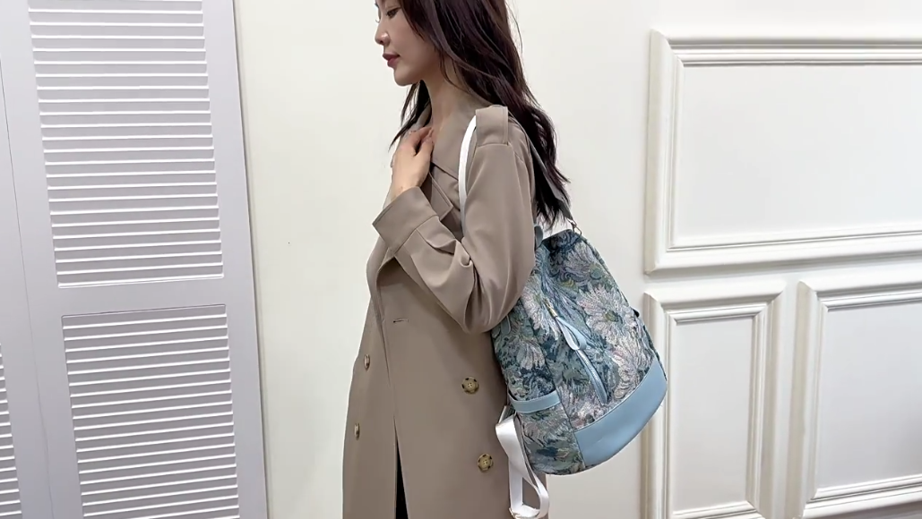 Zaino Donna Antifurto Volumoon - Impermeabile, Convertibile A Borsa A Spalla, Nylon Leggero - Foto 5