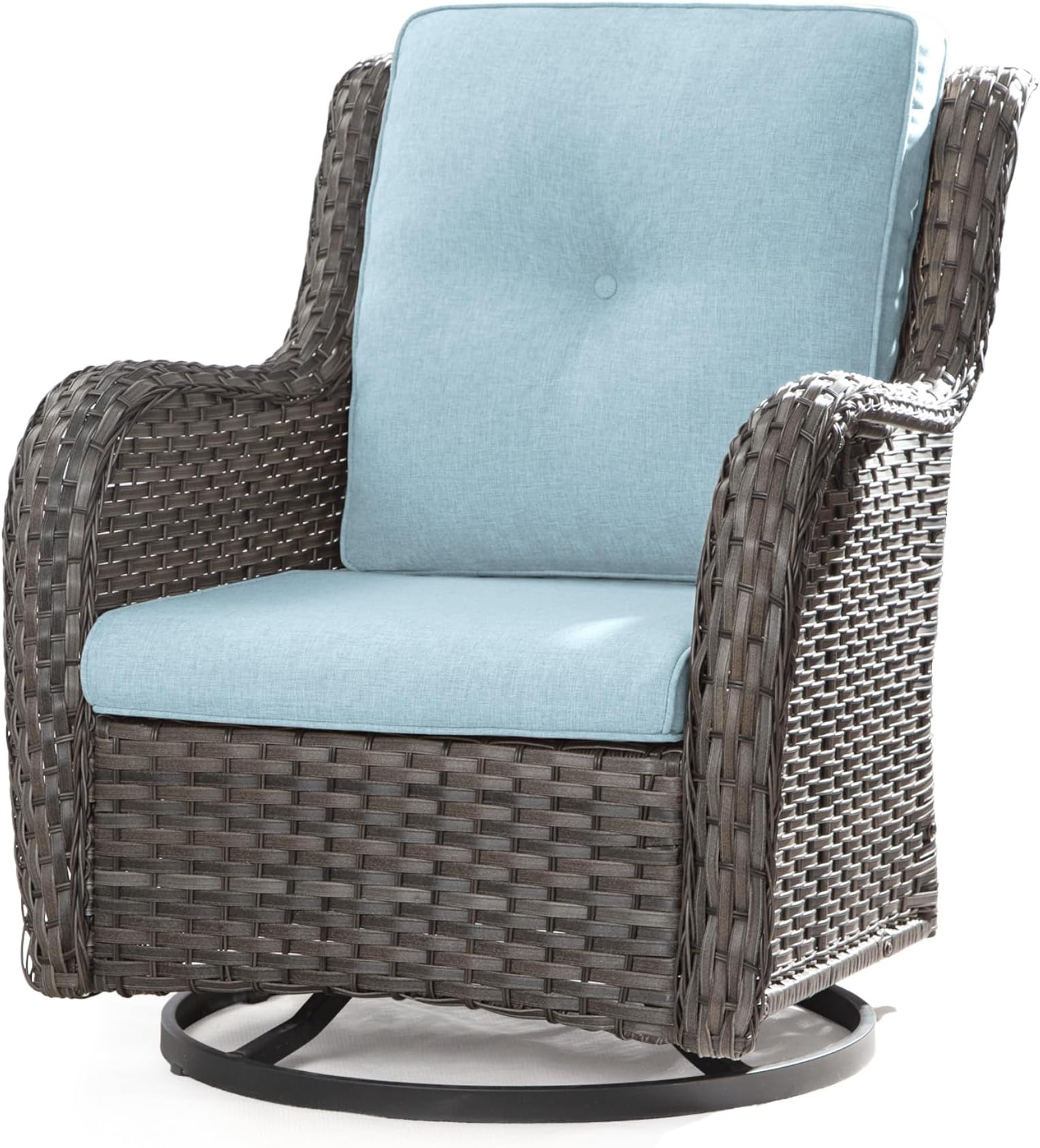 Amazon.com: Joyside Outdoor Swivel Rocker Patio Chair - Outdoor Wicker ...