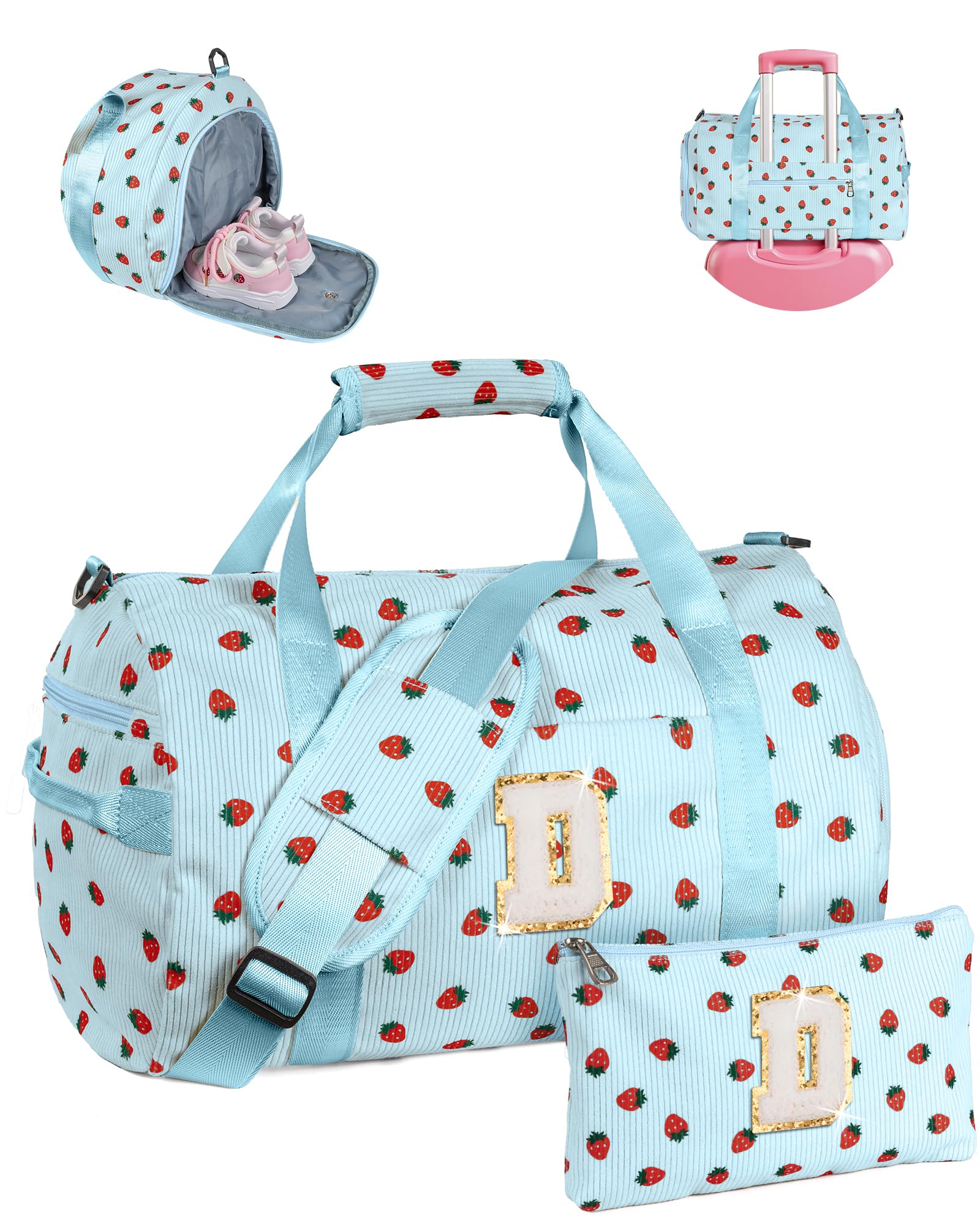 Vogewood Teen Girl Gift Trendy Stuff, Girls Gym Bag, Birthday Gift for Girl, Blue, D