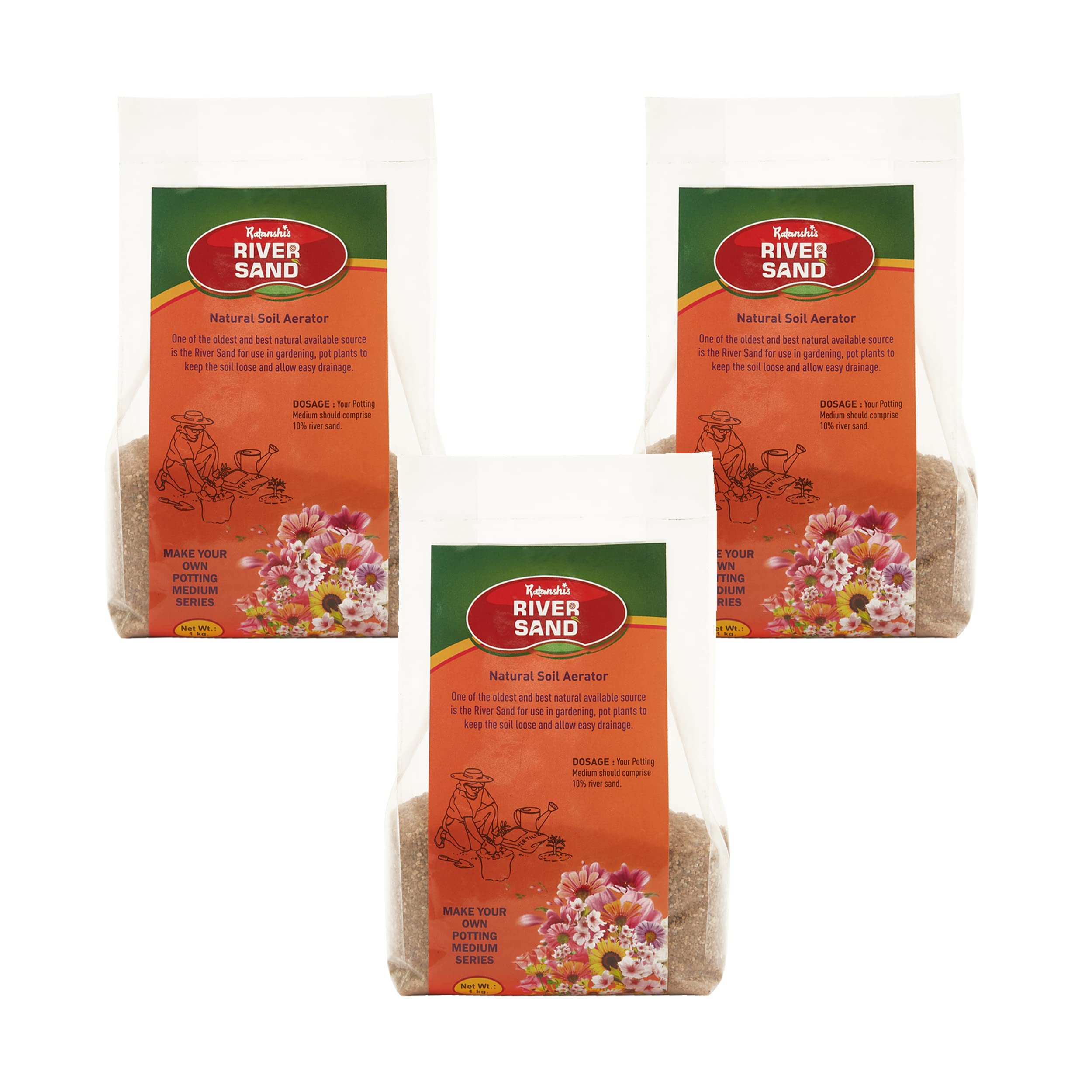 Ratanshi Agro Hortitech River Sand for All Plants, Horticulture and Home Gardening Potting Mix - 3kg (B09KRPZWF8) Amazon Price History, Amazon Price Tracker