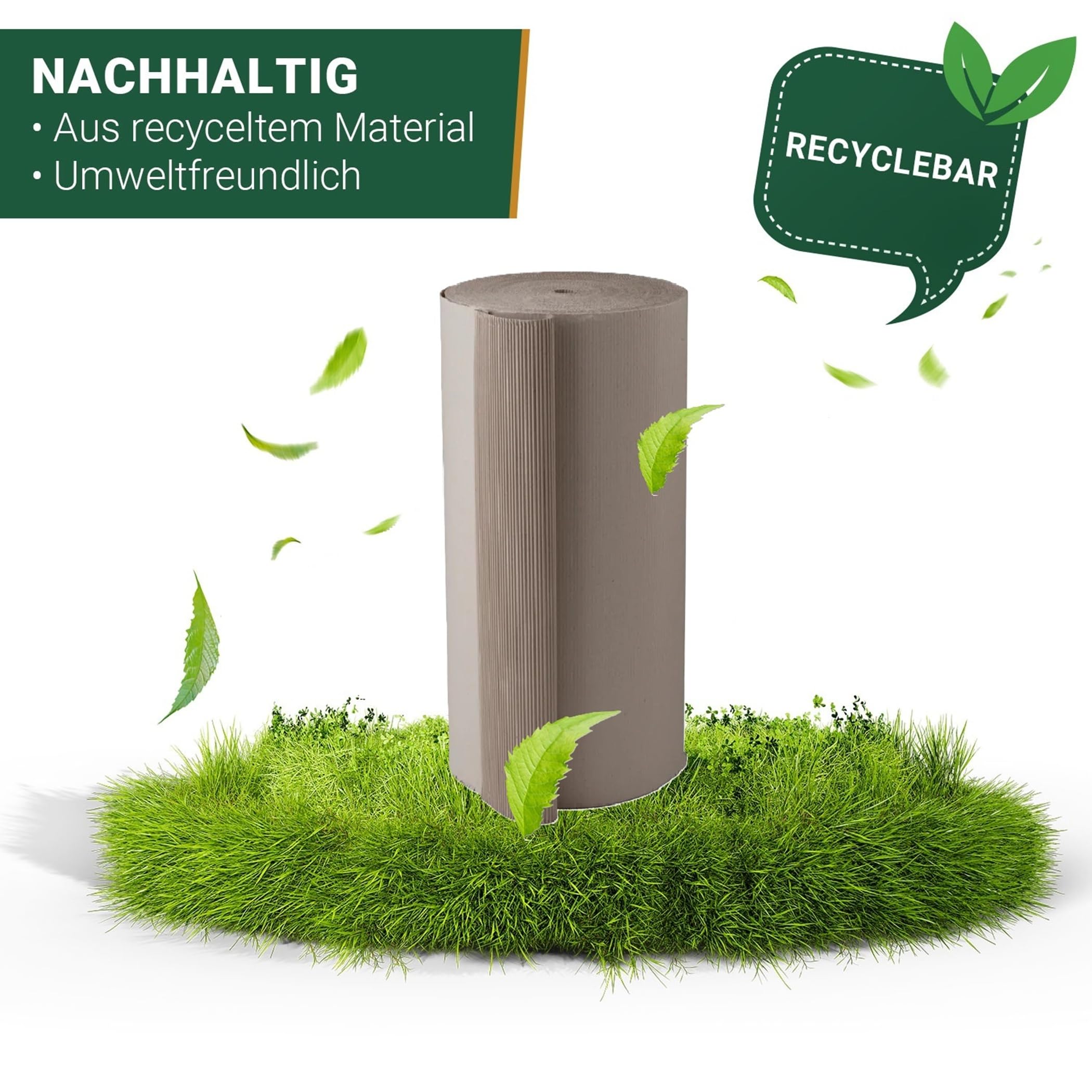 BB-Verpackungen Lot de 12 rouleaux de carton ondulé - 1,2 x 70 m - Surface : 1008 m² - 12 rouleaux - En carton ondulé de qualité supérieure - Pour l'expédition et le stockage - Respectueux de