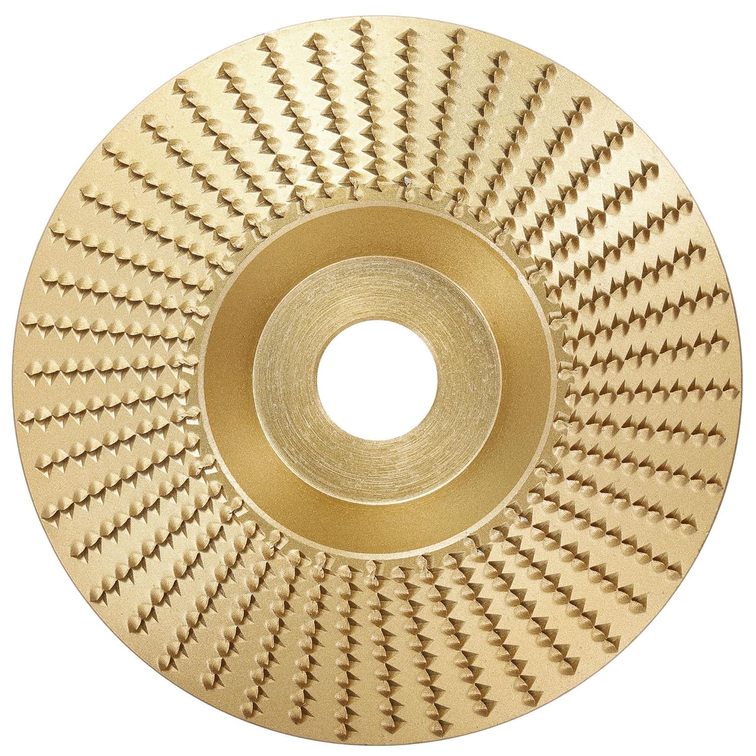 Inditrust 4 Inch Wood Carving Disc Set, Angle Grinder Disc Grinding Wheel Shaping Disc 5/8 Inch Bore Grinder For Woodworking, Fibreboard, Plywood, Plastic (Flat Shape)