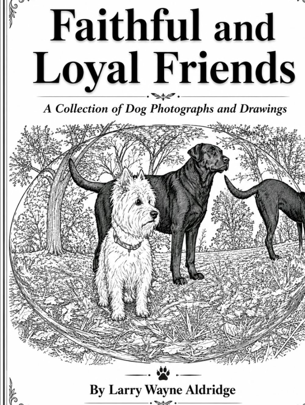 Album photos chiens Faithful and Loyal Friends célébrant l'amitié canine