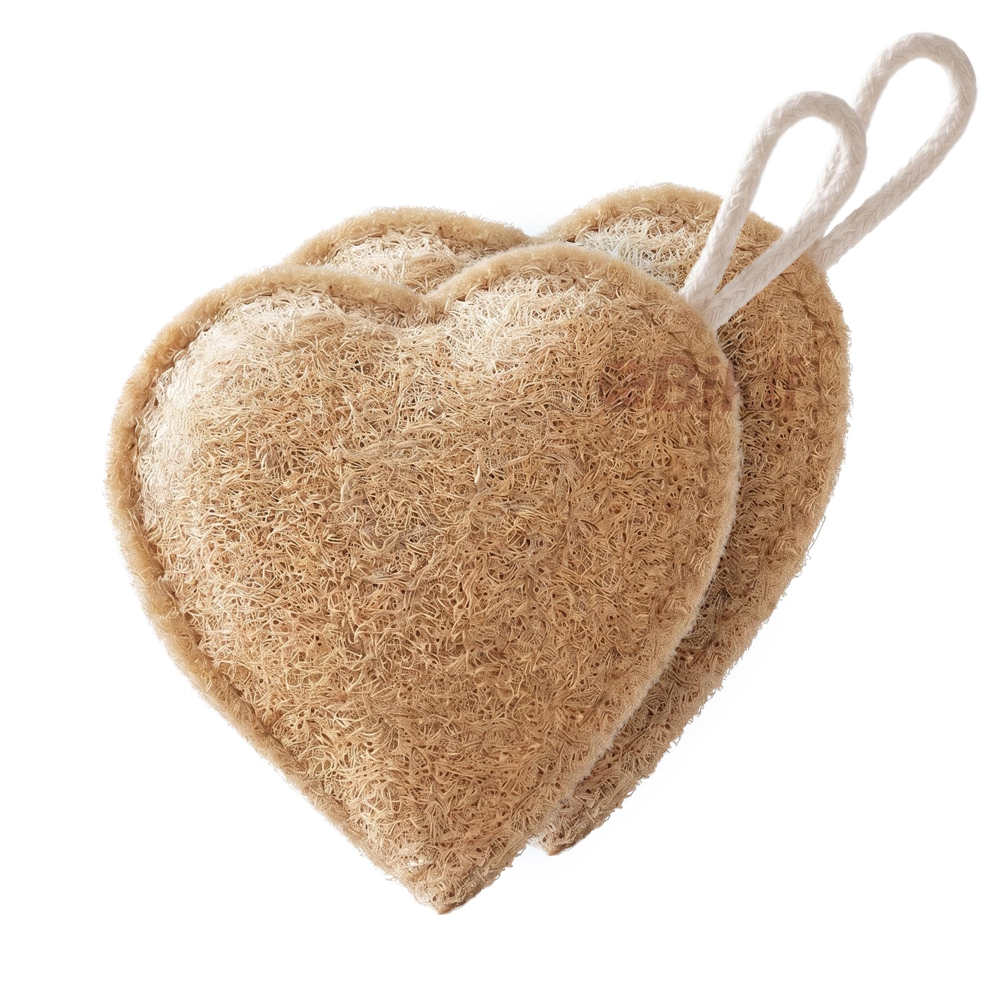 Natural Bathing Loofah | Organic Plant-Fiber, Biodegradable Bath & Shower Scrubber | loofah for women & Man (2, Medium)-image-39