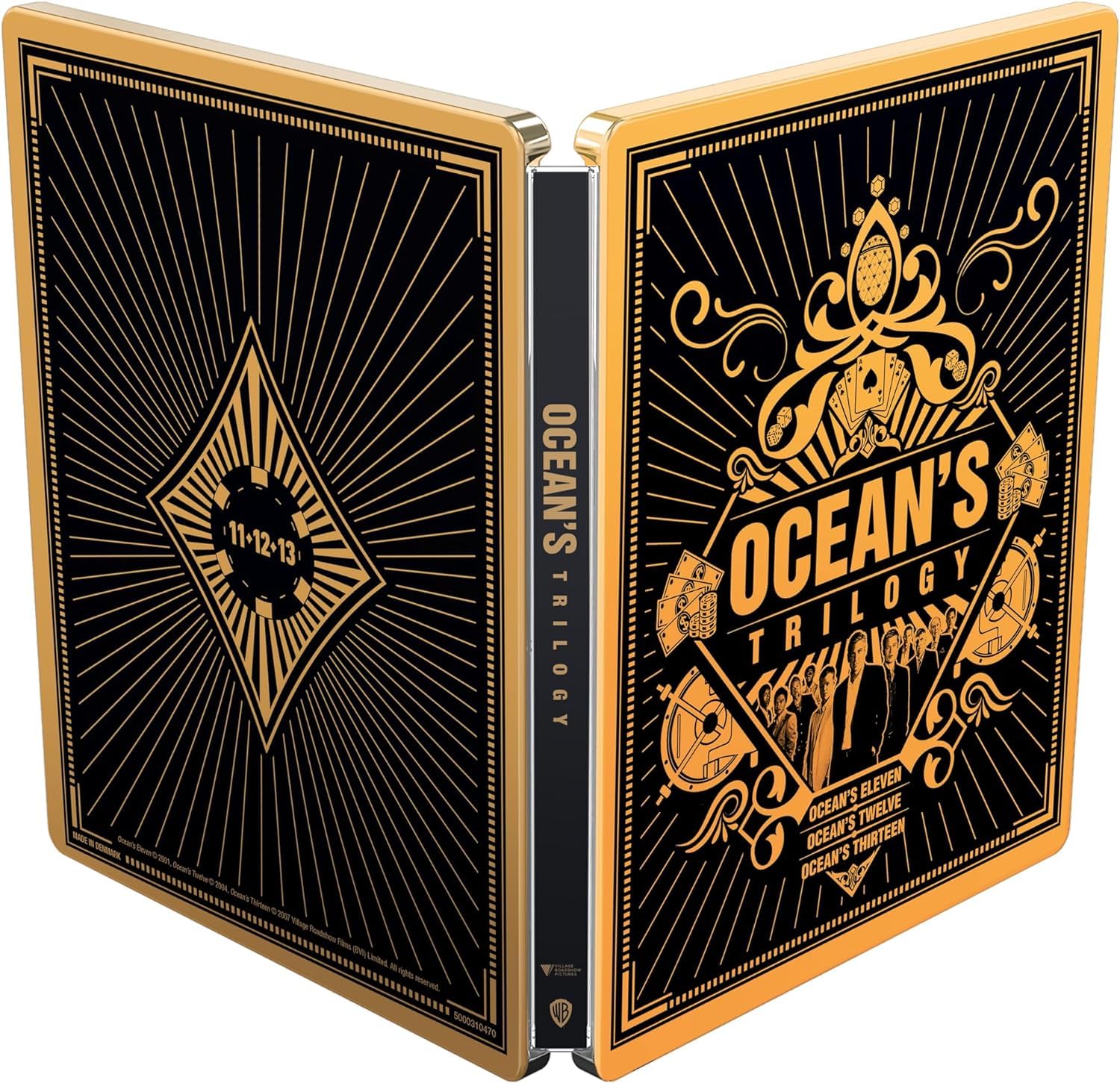OCEAN'S TRILOGY STEELBOOK (4K Ultra HD + Blu-ray)