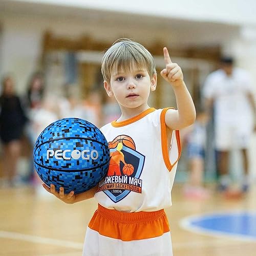 Miniatura 111 de Balón de baloncesto de goma oficial para interiores y exteriores, para hombres, tamaño 3/4/5/6/7 para niños, jóvenes, adolescentes, niños y niñas,
