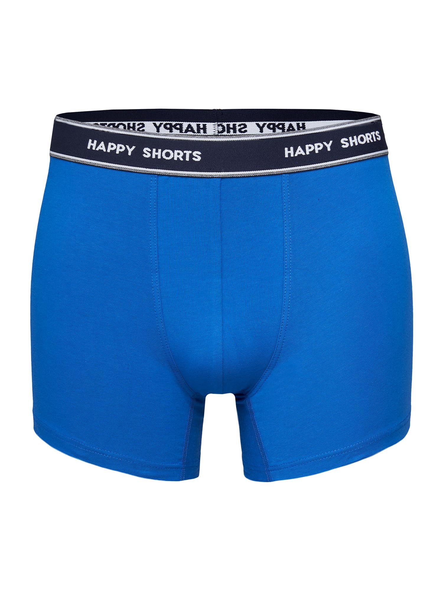 Happy Shorts Bokserki męskie w stylu retro, bawełniane, bielizna, zabawne motywy, wygodne dopasowanie