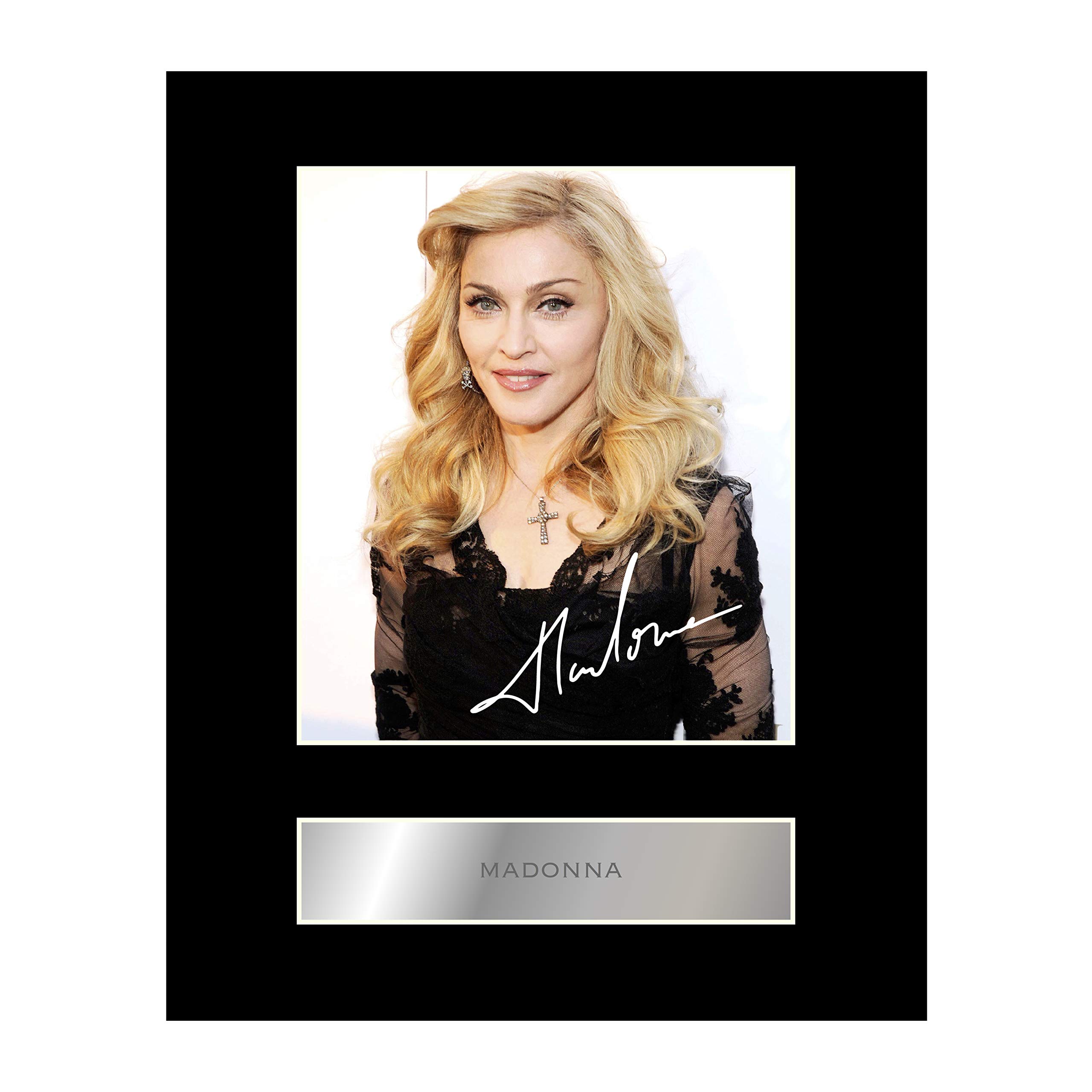 Iconic pics Madonna Signed Mounted Photo Display #3