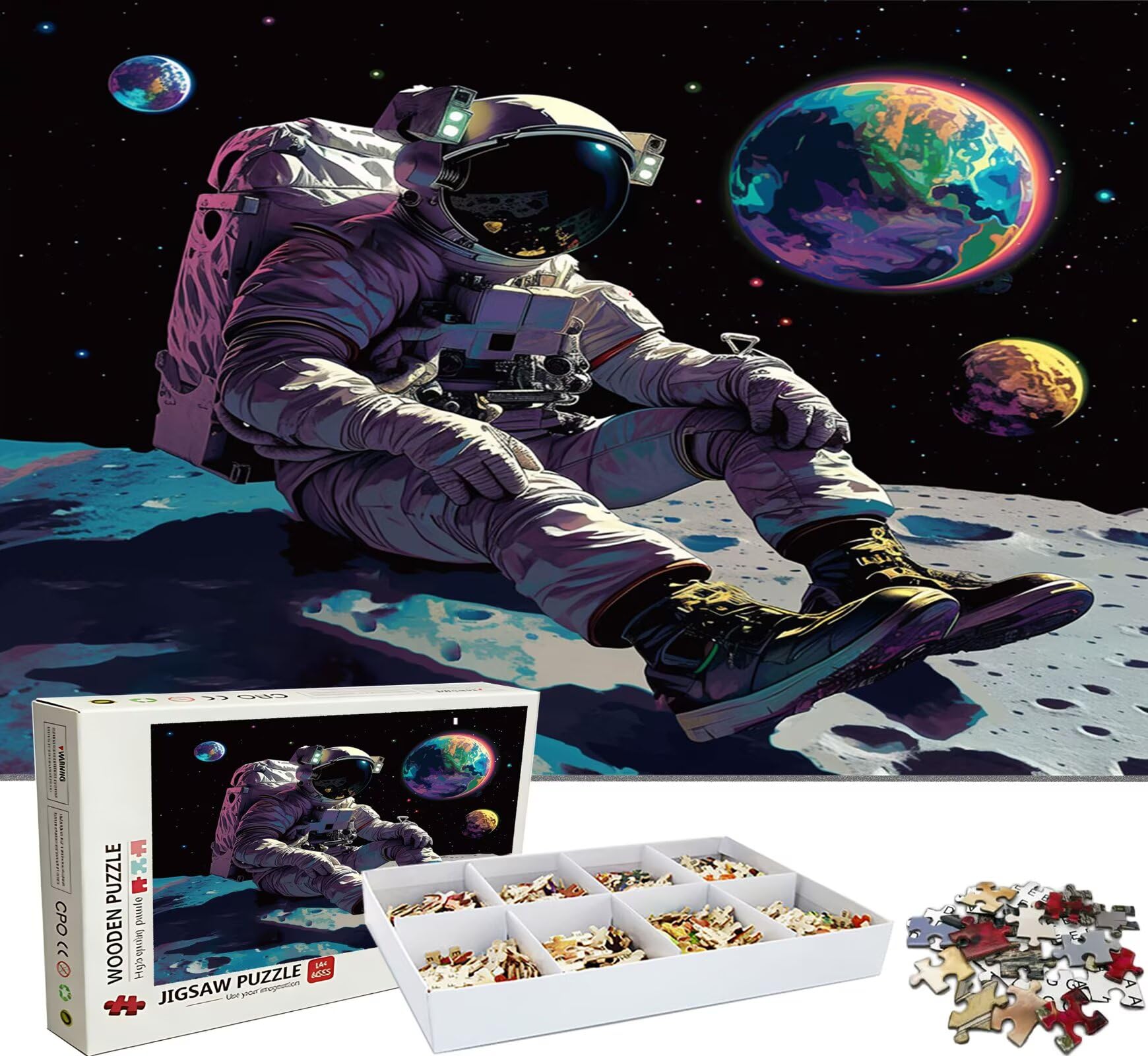 Puzzle 4000 elementów, drewniane puzzle dla dorosłych – Impossible Puzzle 141,5 x 87,5 cm niffy gra myśleniowa i łamigłówka dla kobiet i mężczyzn, gra rodzinna, dekoracja domu, prezent dla kobiet