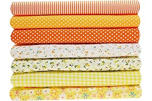 Orange Cotton Fabric Lots for Quilting