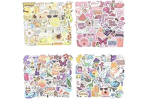 VSCO Yellow Laptop Vinyl Stickers for a Cheerful and Unique Style