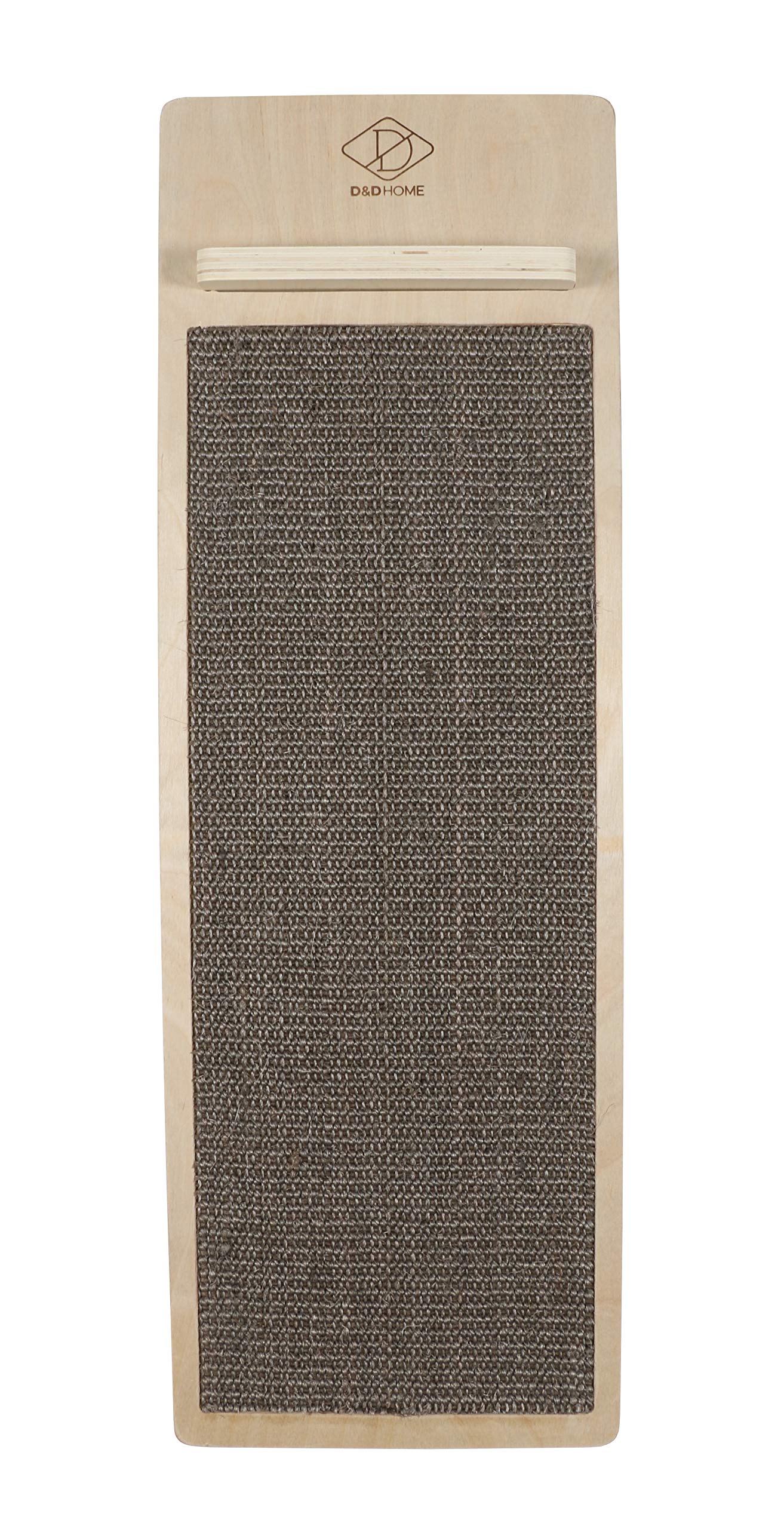 Hoek-muur krabplank van hout Boréal met sisal