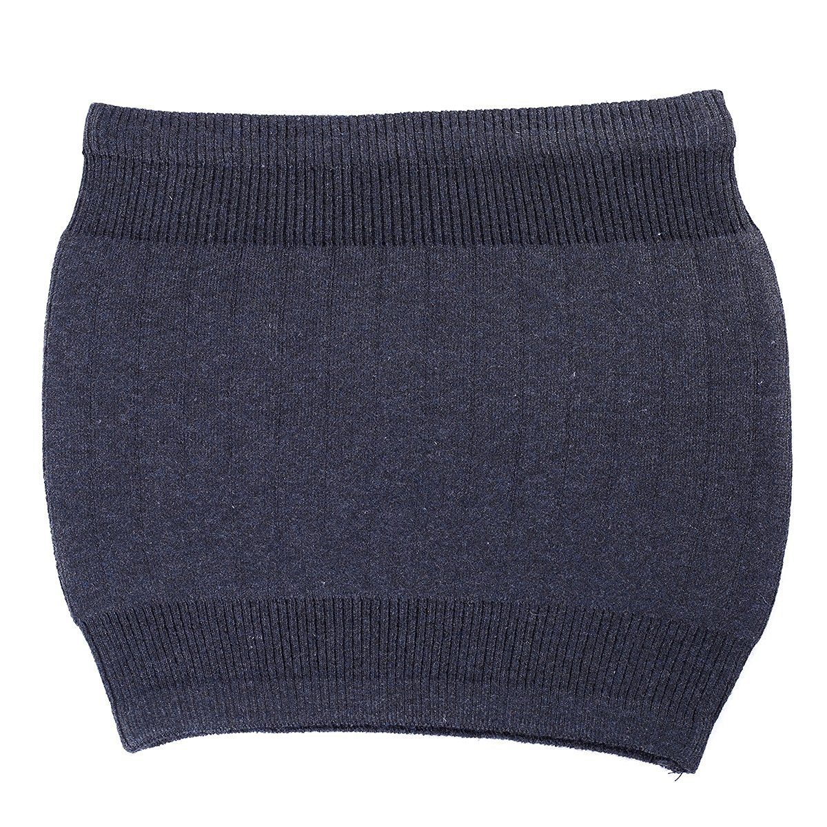 Ewanda store Women's Winter Warm Cashmere Soft Thin Elastic Waist Support Stomach Warmer Band Waist Protector Belt(Dark Grey)