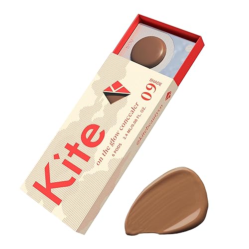 Kite On The Glow Corrector Shade 09 - Acabado natural, multiusos, cobertura media, sin parabenos, vegano, sin fragancia, enriquecido con