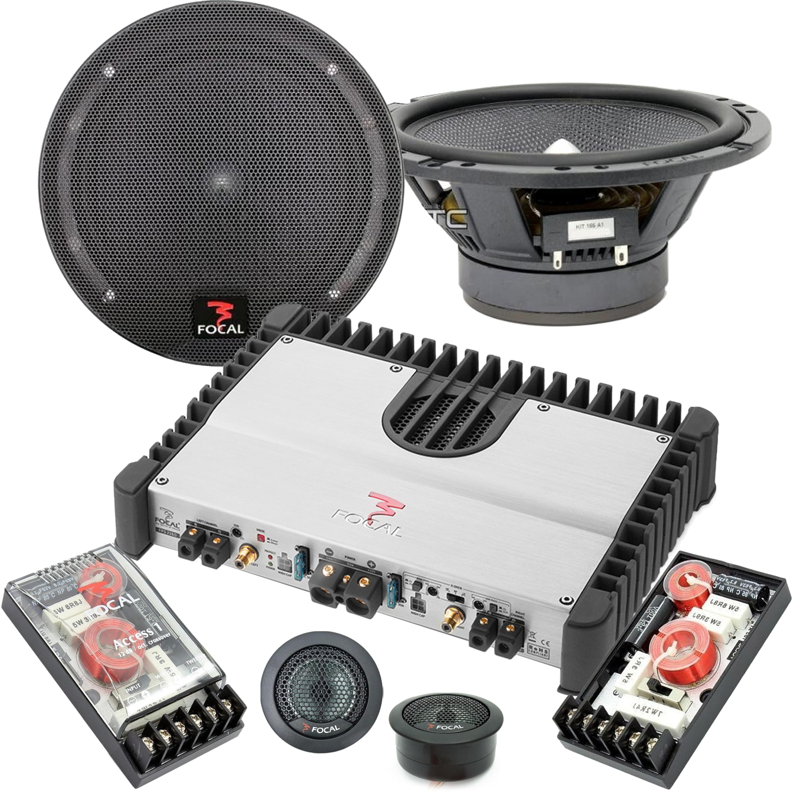 Focal pkg FPS2.160 360W RMS 2-Channel Amplifier 165A1 6.5