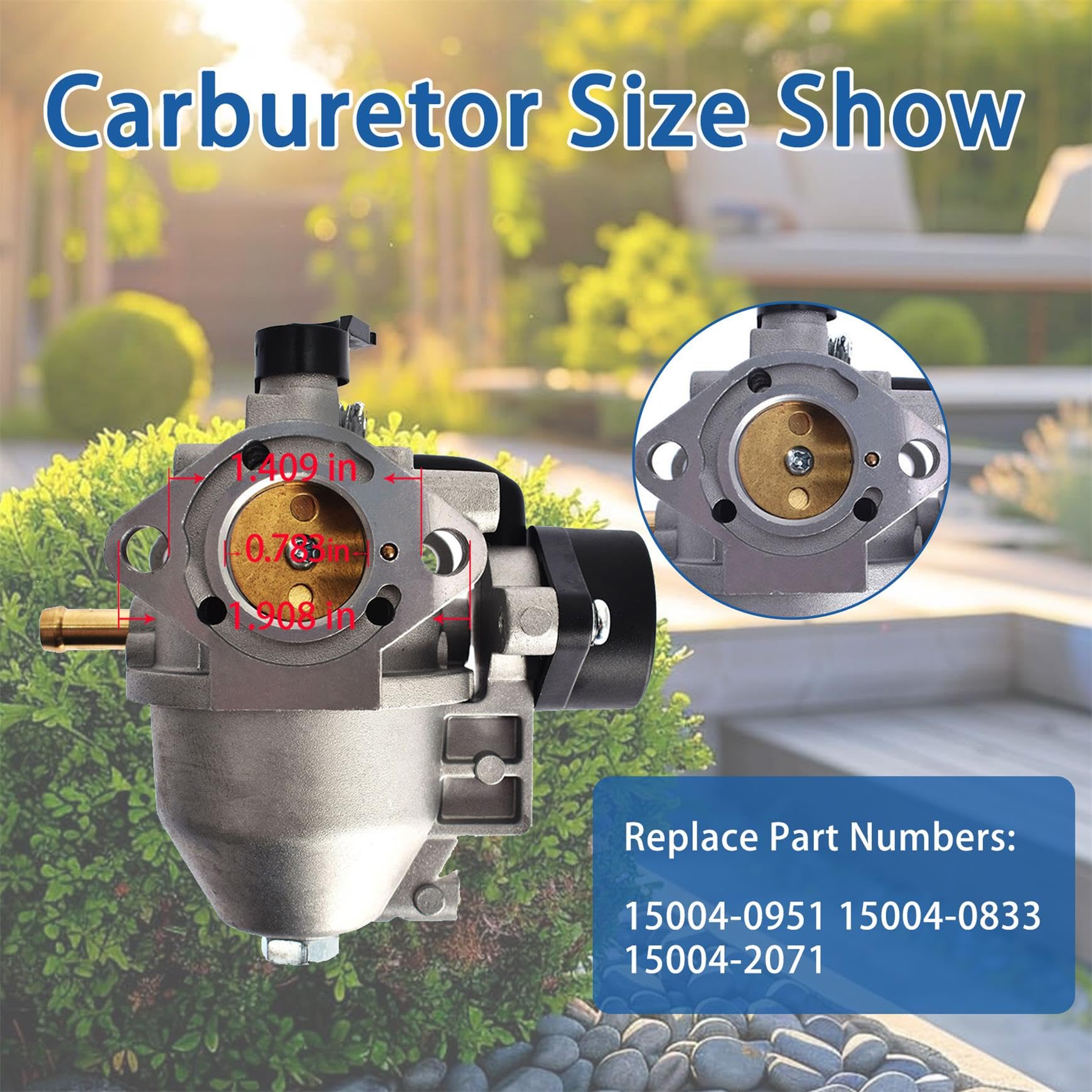 Amazon.com: Silscvtt 15004-0951 Carburetor Replacement for