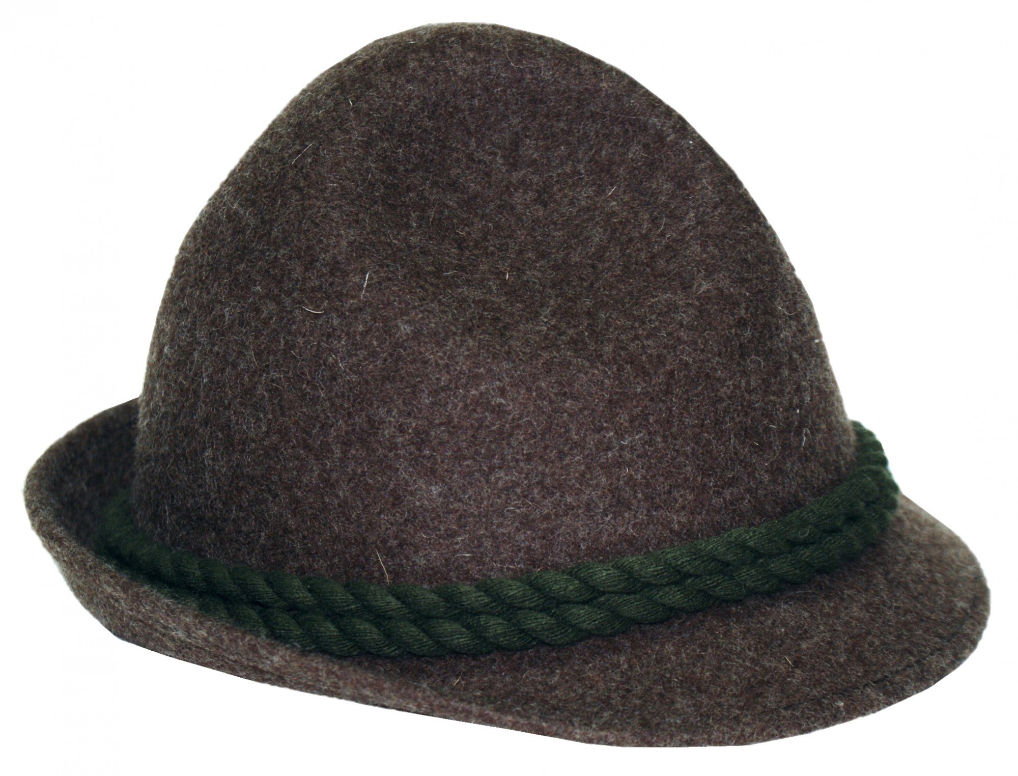 Trachtenhut Braun Loden Jäger-Wander-Hut Jagd Fischer Berg Trachten Lodenhut Dreispitz Herren Damen Bergsteiger Förster Jäger Wandern Tracht Wanderhut Forst Wald Freizeithut