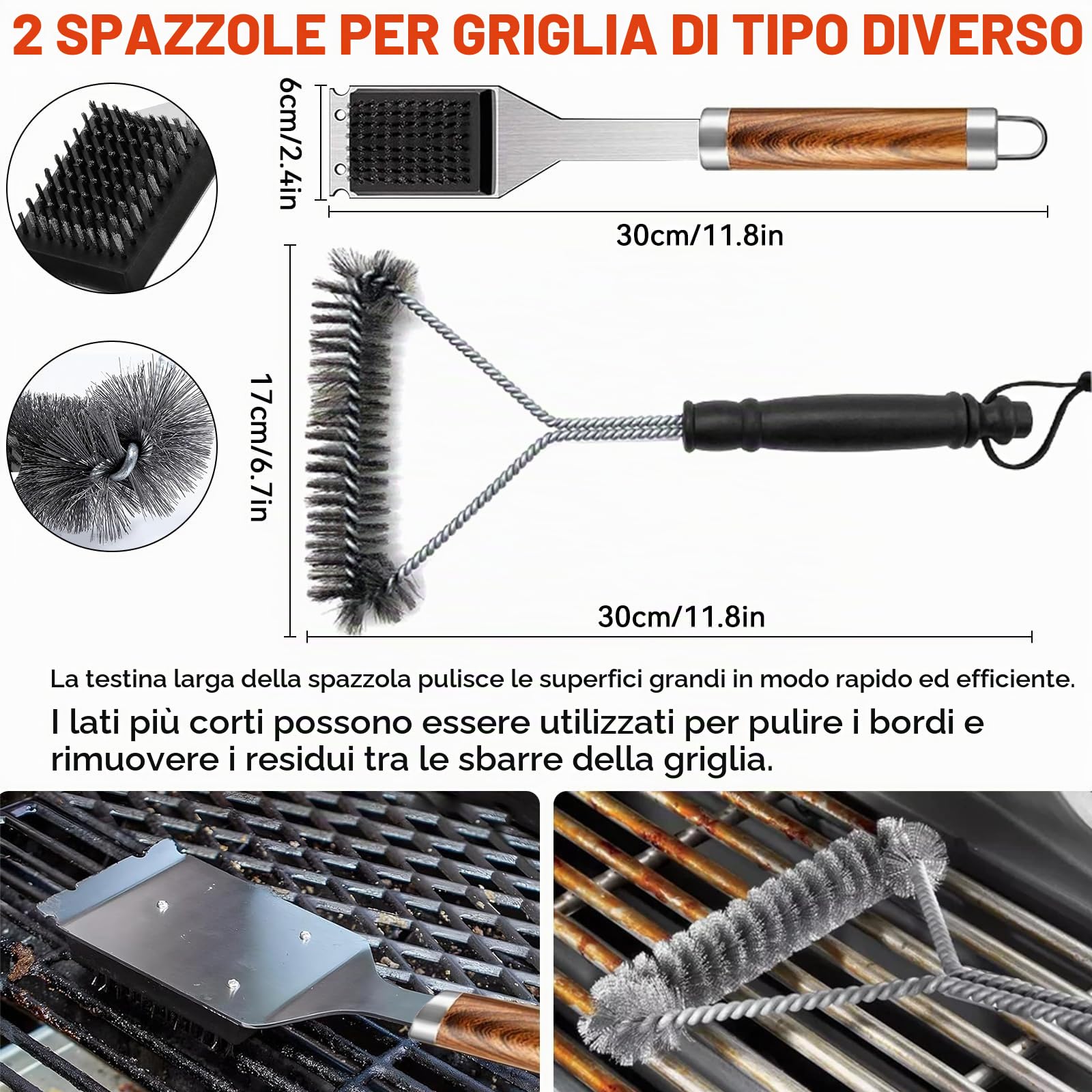 Set Barbecue 34 Pezzi, Utensili da Barbecue in Acciaio Inox, Accessori da Grill, con Borsa di Archiviazione e Tappetini, Regalo per Uomini, per Campeggio e Feste all'Aperto