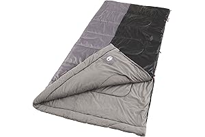 Coleman Biscayne Big & Tall Warm-Weather Sleeping Bag for Restful Nights Outdoors
