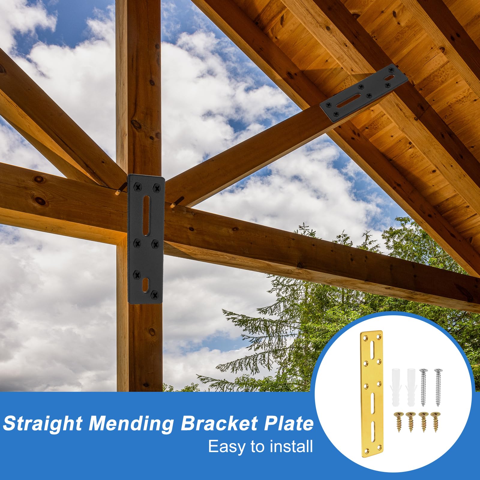 Amazon.com: uxcell Straight Steel Flat Plate, 4Pcs 177x40mm