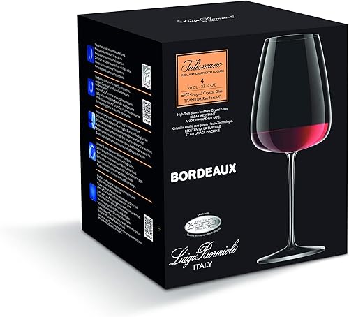 Miniatura 8 de Luigi Bormioli Talismano 1025 pulgadas juego de 4 cupé champántallo de sorbete 4 unidades paquete de 1 transparente