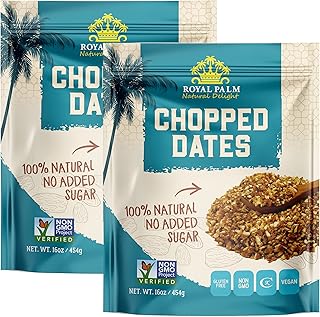 25 High Fiber Muffin Recipes That Support Digestion 65 Royal Palm Chopped Dates for Baking, 16oz (Pack of 2) – 100% Natural & P...
