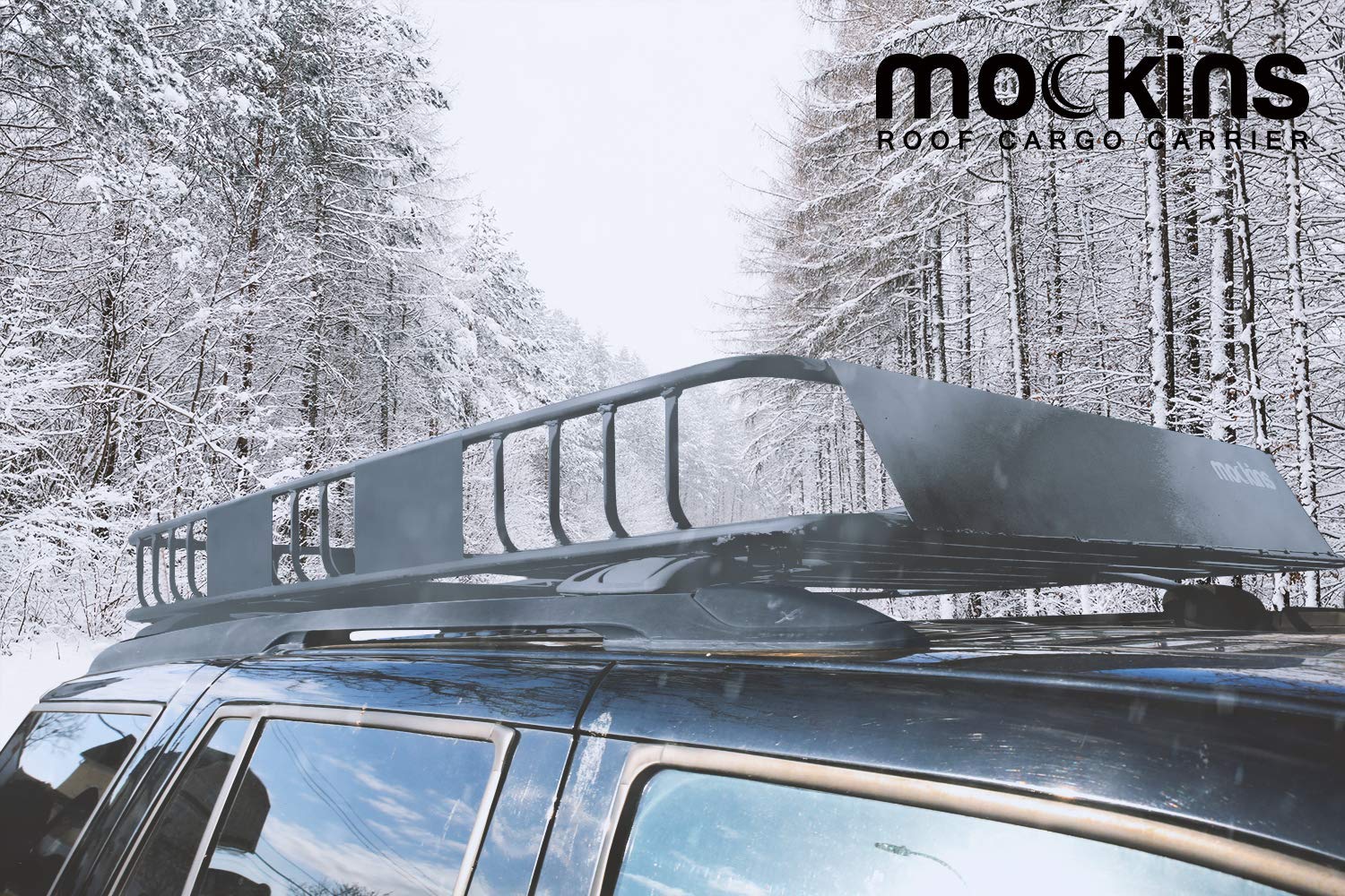 Mockins Roof Cargo Basket 64x39x6 Extendable Cargo Roof Rack Cargo