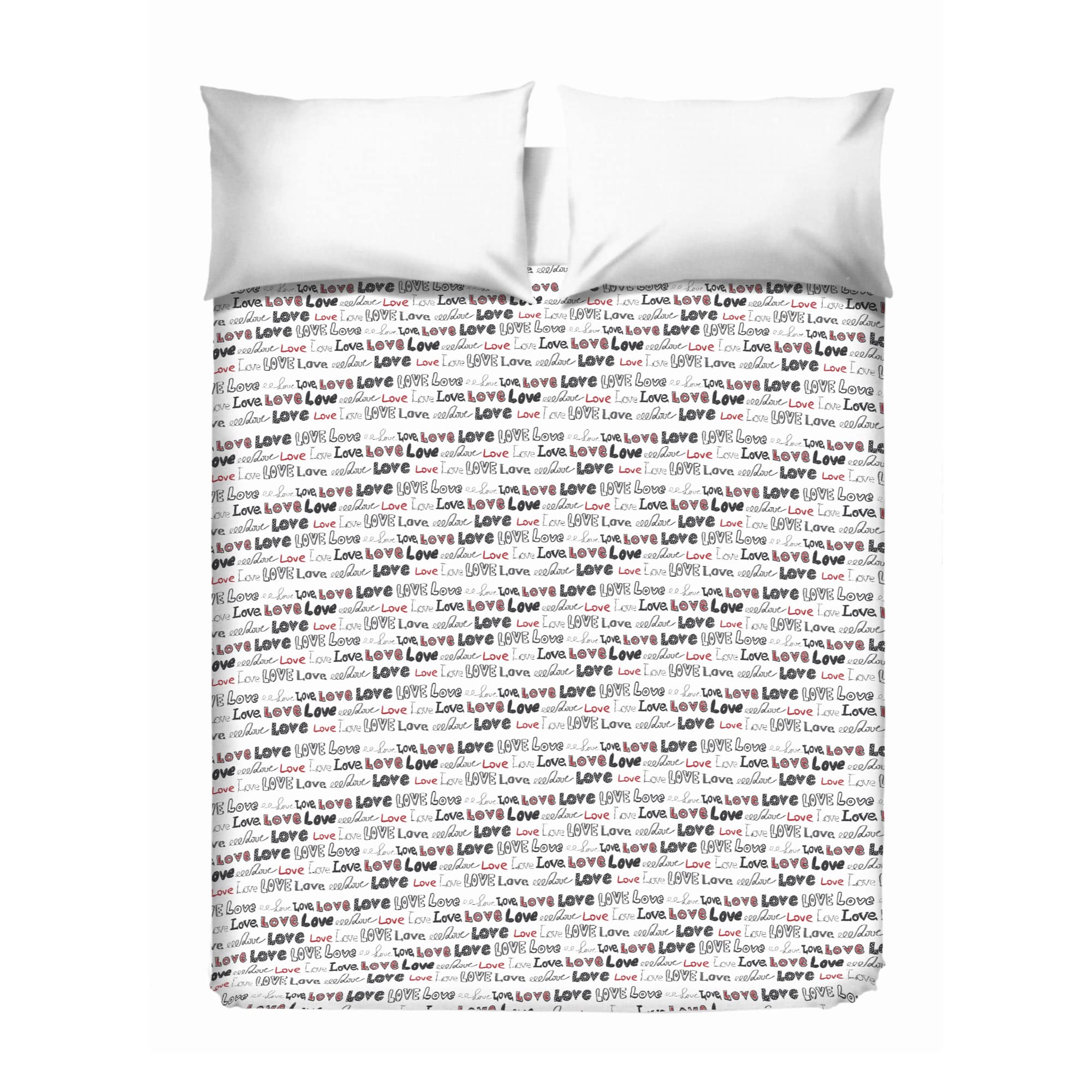 PENSIERI DELICATI Double Bed Cover 260 x 280 cm, Single Sheet 100% Cotton Pique, Ideal as a Furniture Cover