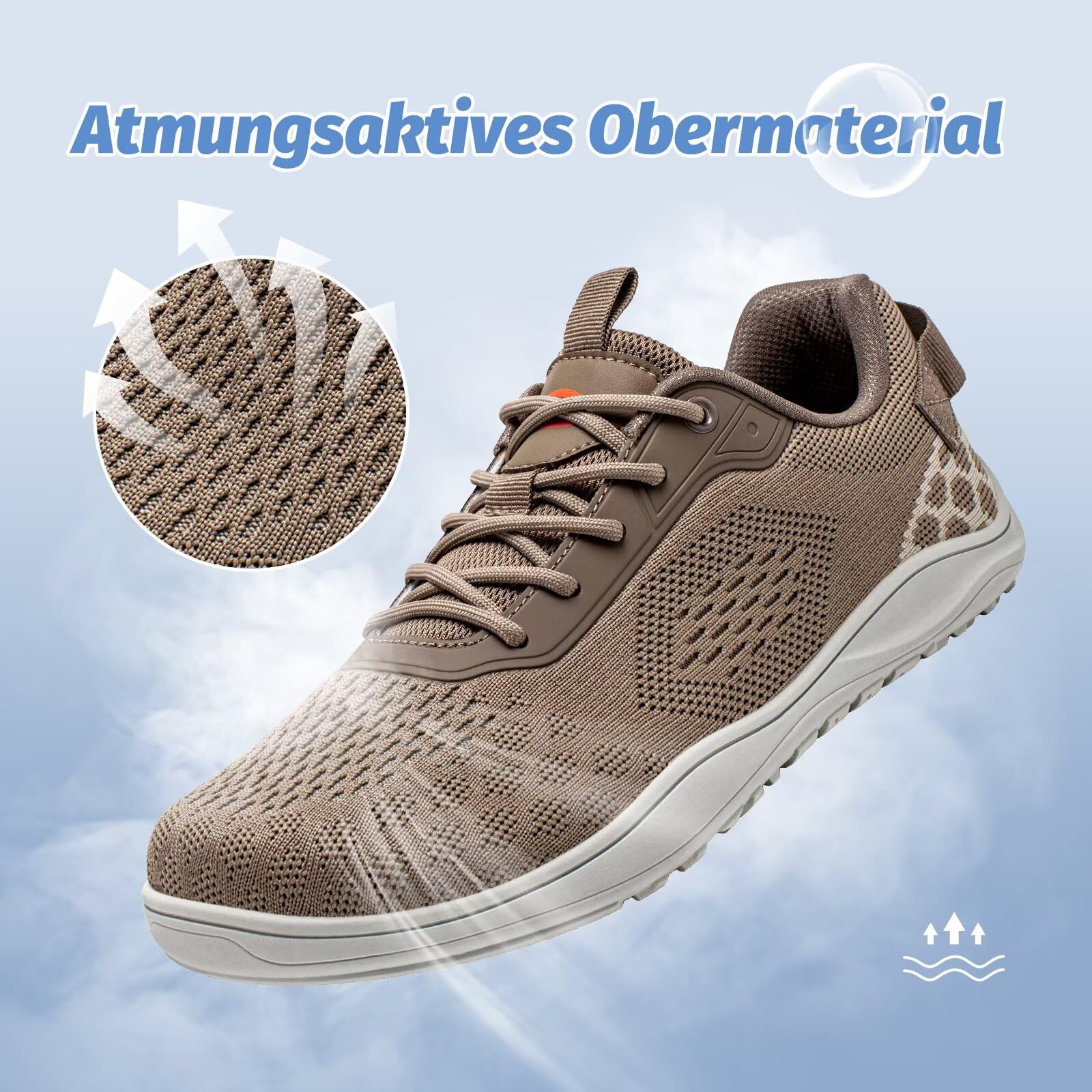 HOBIBEAR Scarpe minimaliste Unisex con Punta Larga Scarpe da Trail Running