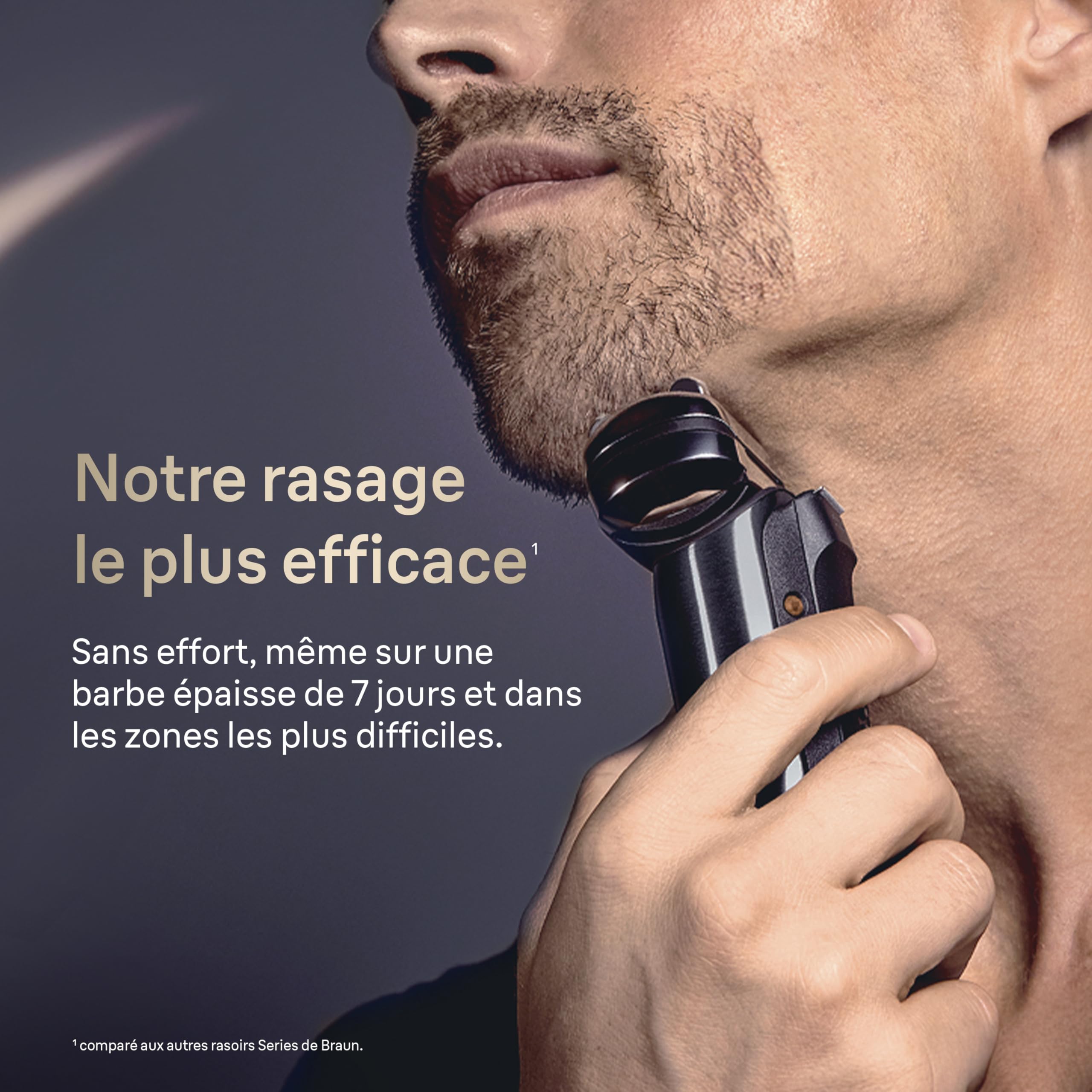 Braun Grille Rasoir Electrique Homme NEVO, Noire