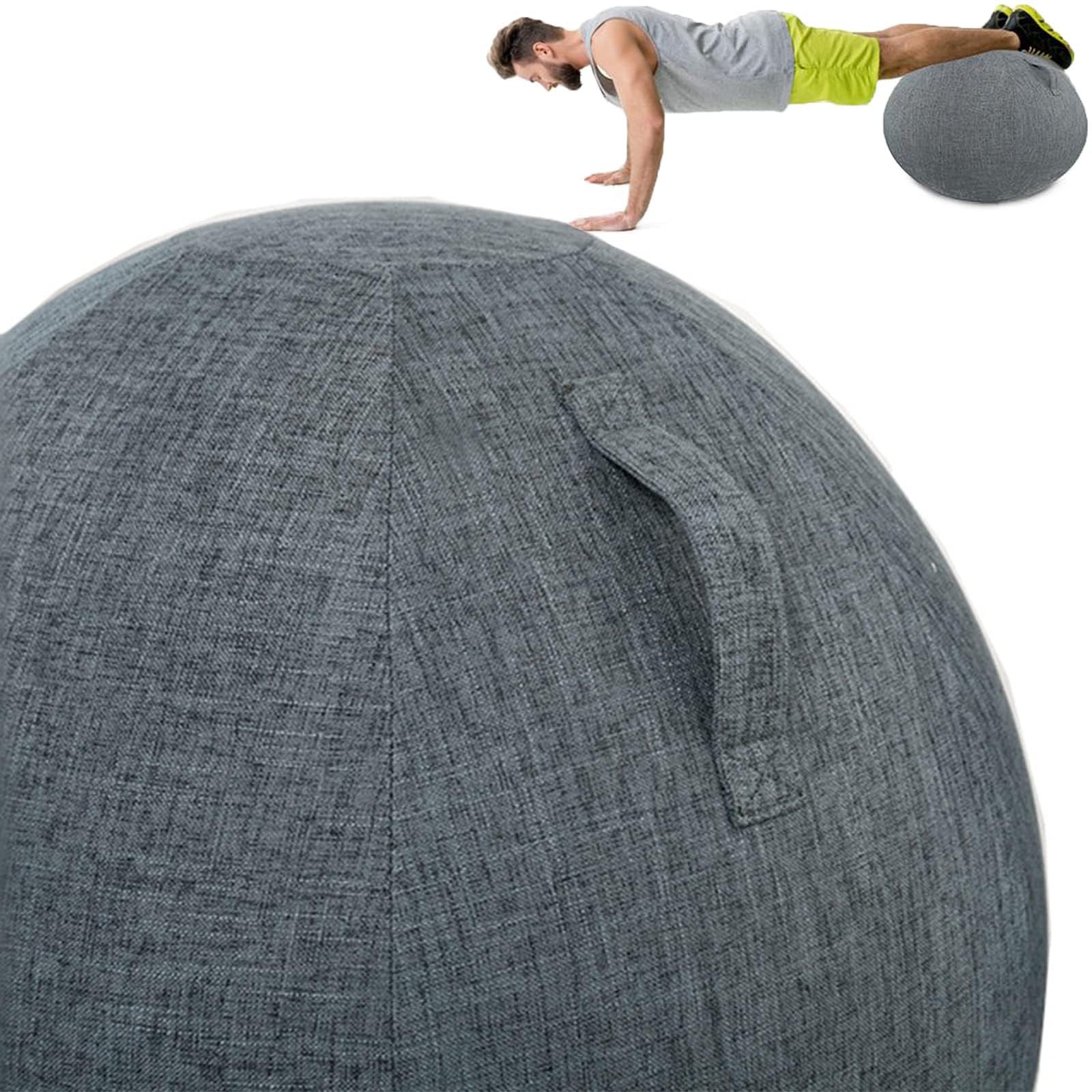 Pelota De Ejercicio Antiexplosión Pelota para Sentarse Autónoma De Primera Calidad con Asa Pelota Suiza De Calidad para Gimnasio para Fitness, Embarazo Y Parto