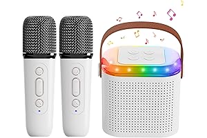 Mini Speaker with Microphone Karaoke Machine for Kids Adults