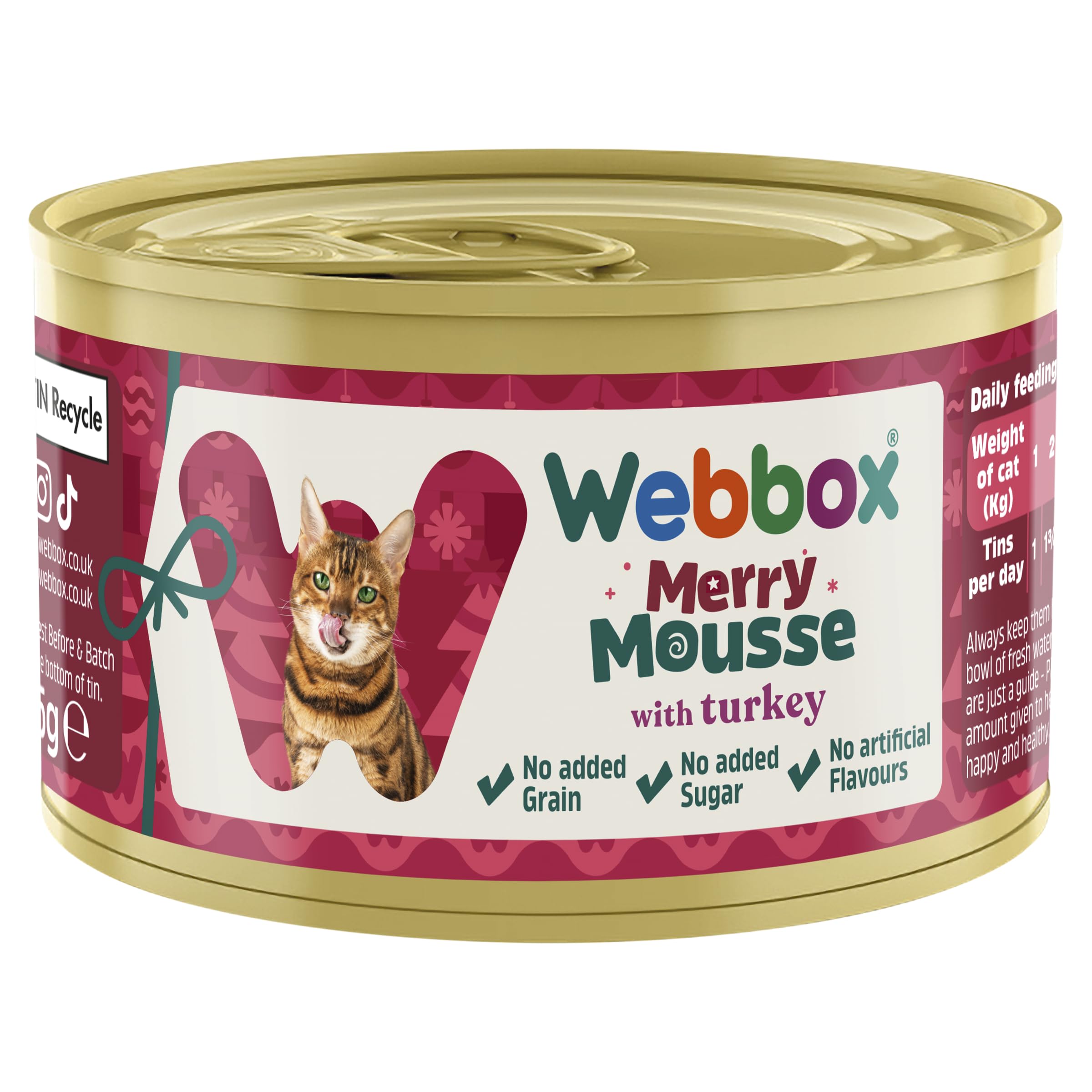 Grehge Pets Choice Webbox - Festive - Mousse for Cats 85g