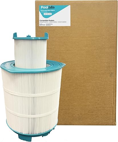 Poolzilla Repuesto de cartucho de filtro interior y exterior, compatible con Pentair Sta-Rite System 3 S7M120, 25021-0200S [L x OD: 24" x 9''] Inner