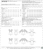Vista 2 de McCall Patterns Misses - Camisetas con cuello en V, manga y corbata, 6.7 x 0.2 x 0.0 in