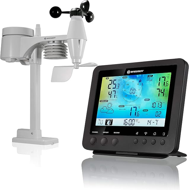 BRESSER WIFI Color Weather Station with 5in1 profi sensor