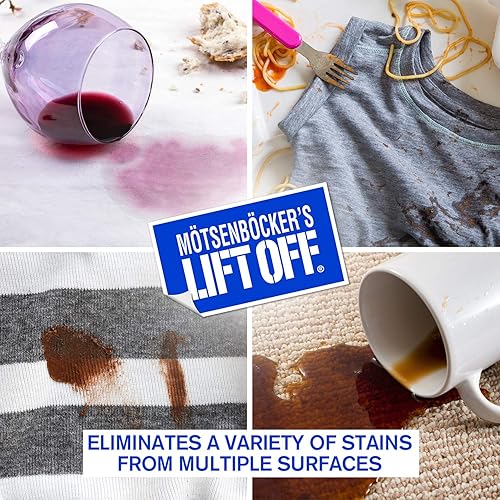 Miniatura 5 de Motsenbocker's Lift Off 40501 Spray removedor de manchas de alimentos, bebidas y mascotas elimina las manchas difíciles de múltiples superficies,