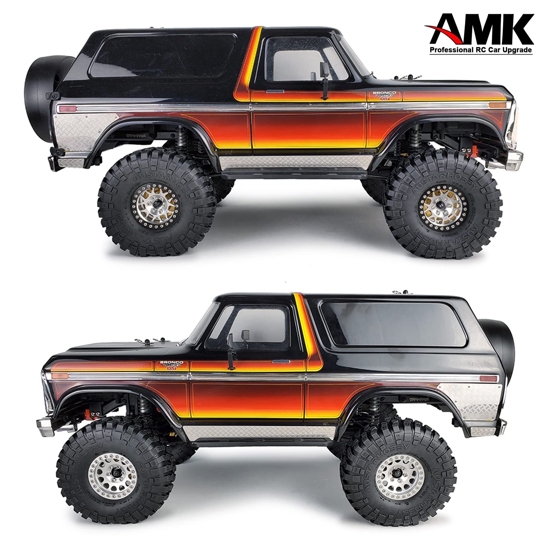 4pcs RC Tires 1.9inch RC Rubber Tyre Set Wheel Tires for 1/10 RC Crawler TRX4 Axial SCX10 III AXI03007 D90 TF2 MST Tamiya Redcat Gen 8 Gen 7 Tires